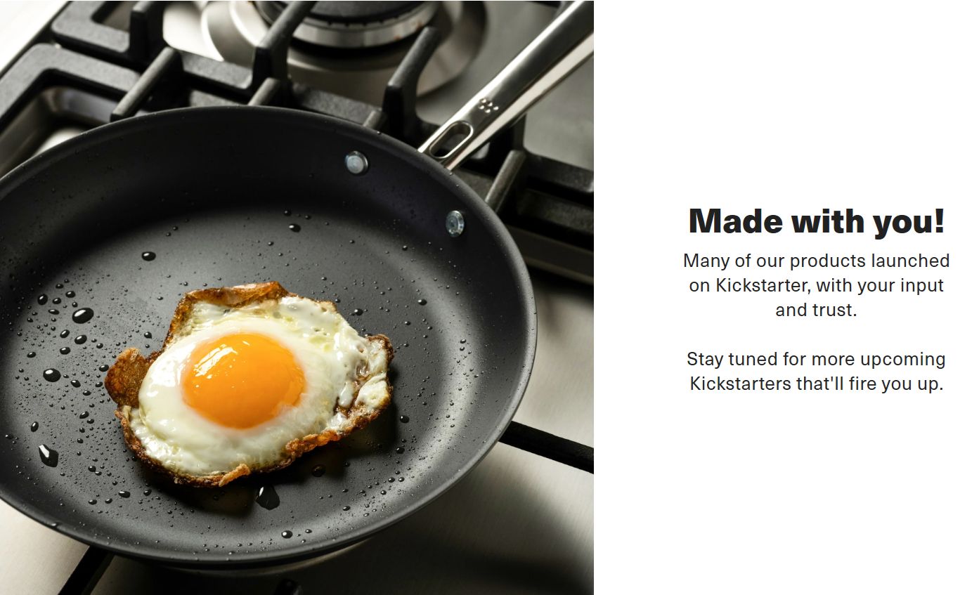 Misen Complete Cookware Set and Carbon Nonstick pan — product lineup showing stainless steel and carbon construction